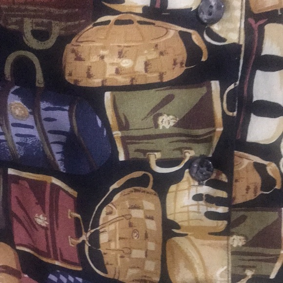 ANNIE ALEXANDER size 14 100% silk blouse - Picture 3 of 3